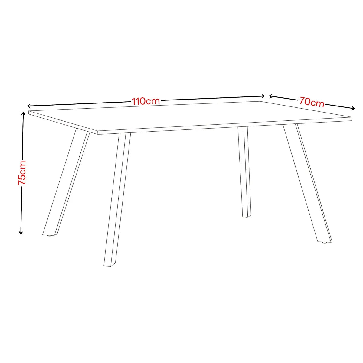 Urbnliving White Marble Dining Table 75cm For 4 To 6-Furniture Kingdom